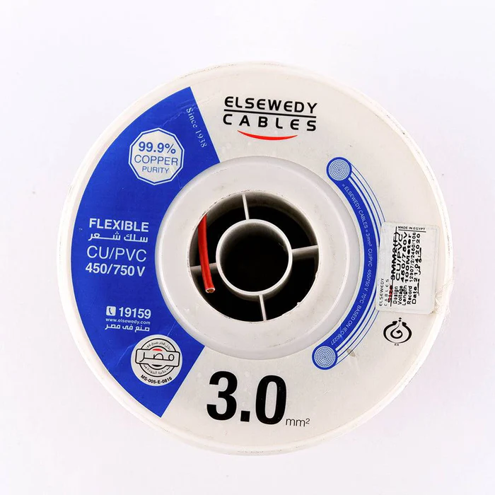 elsewedy electric 3mm² stranded copper wire elsewedy electric 3mm² stranded copper wire